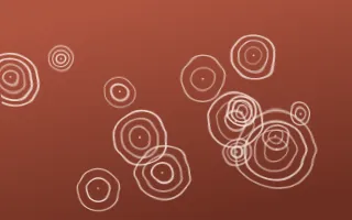Jaipur Rose Shibori Rings — dark red, brown and orange shibori background