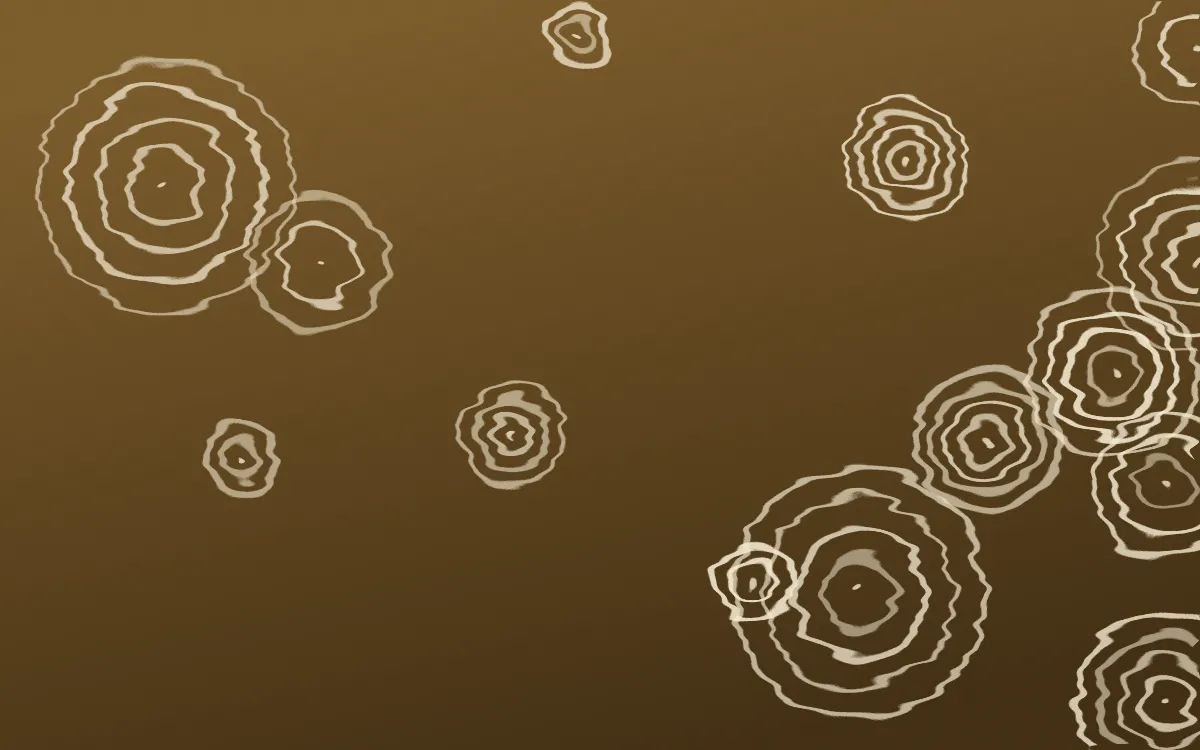 Java Heritage Shibori Rings — dark brown and beige shibori background