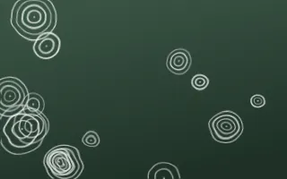 Kiwi Fern Shibori Rings — dark green and white shibori background