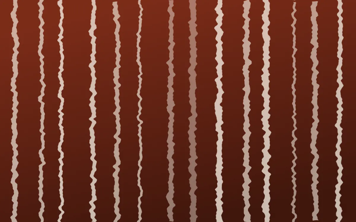 Lagos Wax Shibori Folds — dark brown and beige shibori background