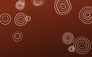 Lagos Wax Shibori Rings — dark brown and beige shibori background