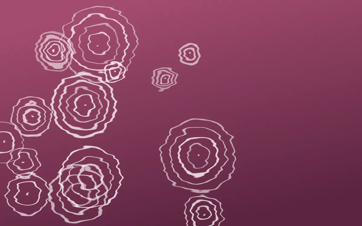 Lotus Siam Shibori Rings — dark pink and white shibori background