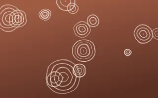Marrakech Rose Shibori Rings — dark orange, brown and beige shibori background