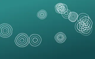 Miami Deco Shibori Rings — dark teal and white shibori background