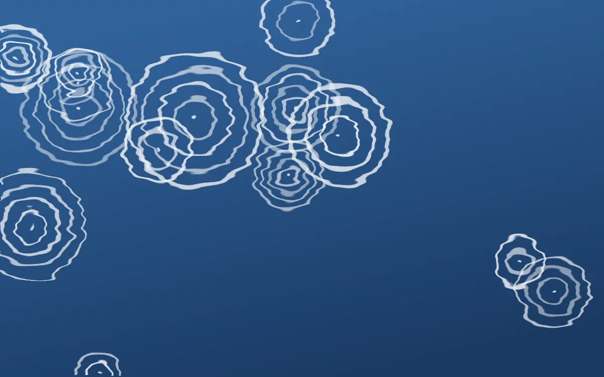 Ming Porcelain Shibori Rings — dark blue and white shibori background