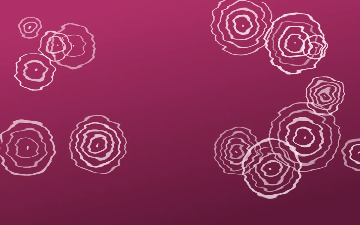 Oaxaca Pink Shibori Rings — dark pink and white shibori background