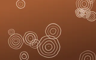 Sahara Dusk Shibori Rings — dark orange, brown and beige shibori background