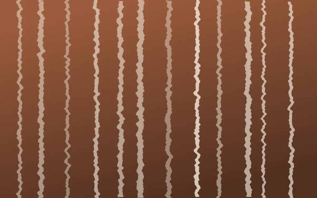 Santa Fe Adobe Shibori Folds — dark orange, brown and beige shibori background