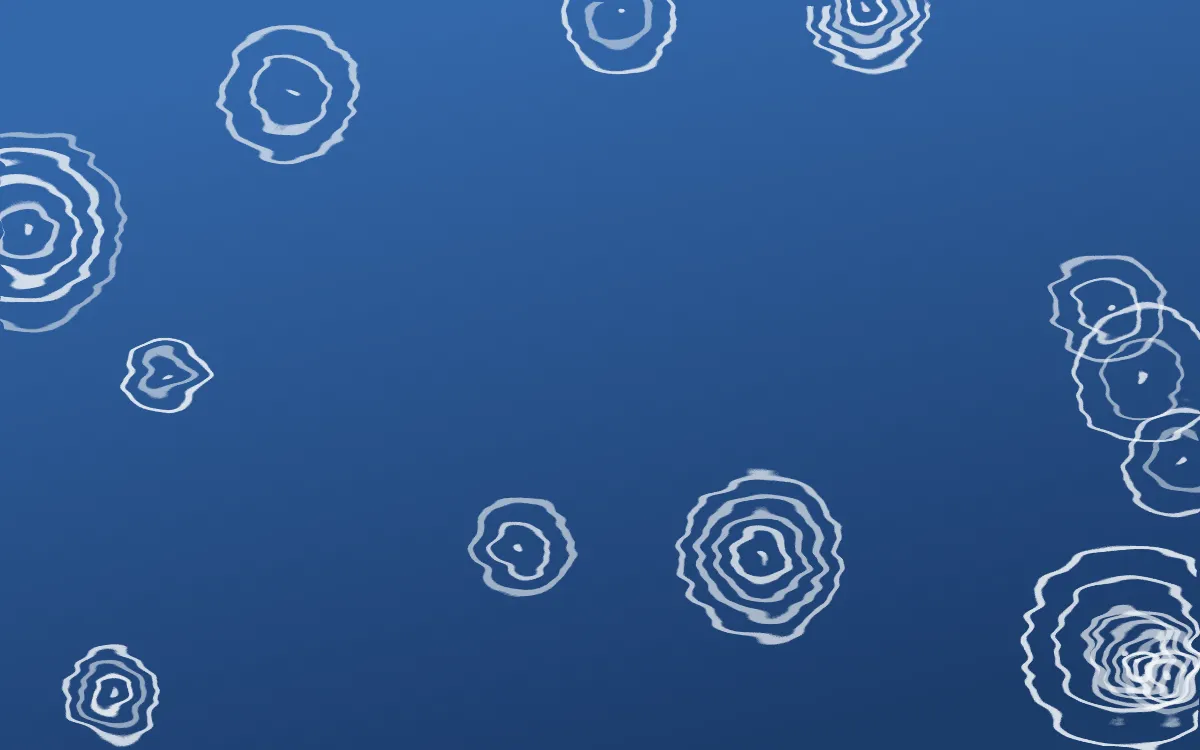 Santorini Shibori Rings — dark blue and white shibori background