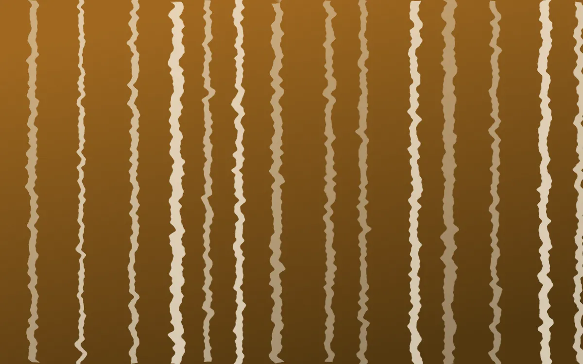 Sevilla Ochre Shibori Folds — dark brown and beige shibori background