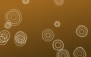 Sevilla Ochre Shibori Rings — dark brown and beige shibori background