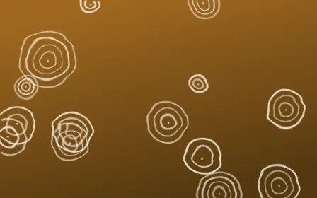 Sevilla Ochre Shibori Rings — dark brown and beige shibori background