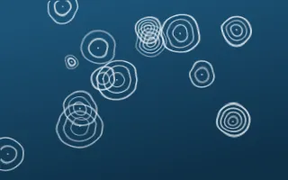 Titicaca Shibori Rings — dark blue and white shibori background