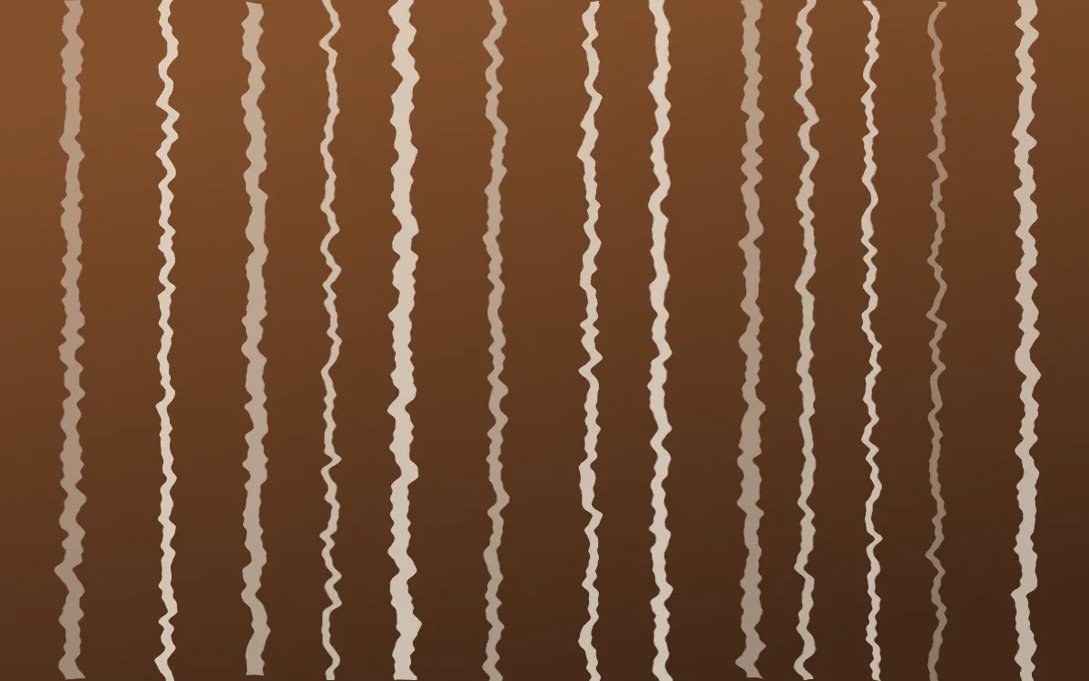 Zanzibar Spice Shibori Folds — dark brown and beige shibori background