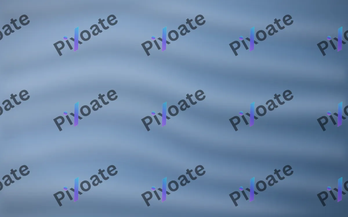 Denim Fade Drape — light blue silk background