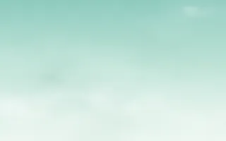 Mint Sky — light teal and white sky background