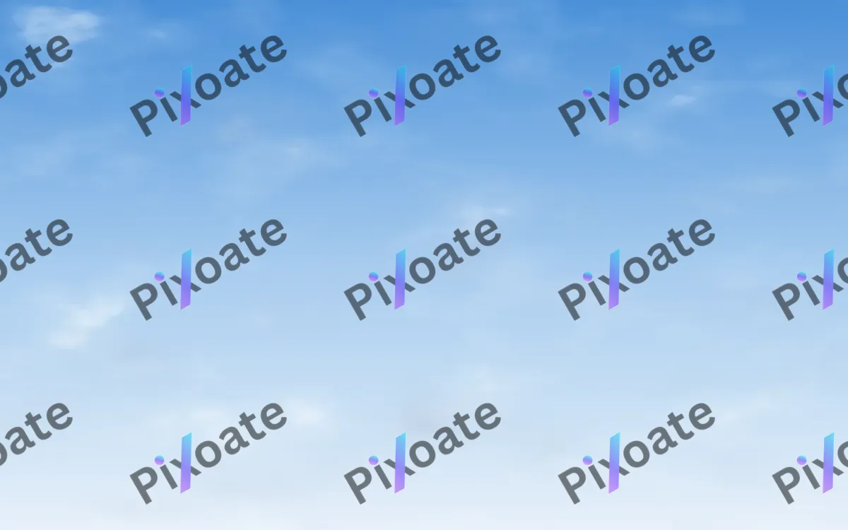 Summer Blue — light blue and white sky background