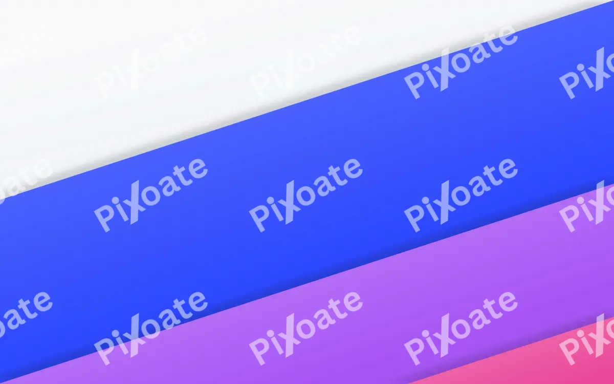 Brand Cascade — colourful blue, pink and white slanted background