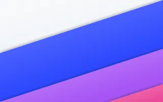 Brand Cascade — colourful blue, pink and white slanted background
