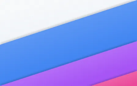 Brand Cascade — colourful blue, pink and white slanted background