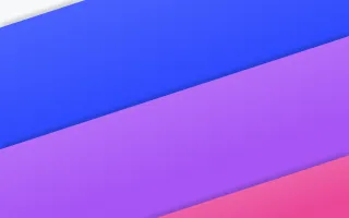 Brand Cascade II — colourful blue, pink and white slanted background, variation II