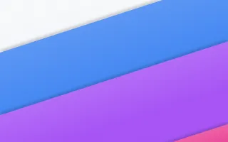 Brand Cascade III — colourful blue, pink and white slanted background, variation III