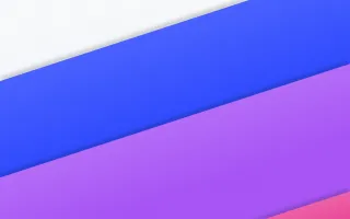 Brand Cascade III — colourful blue, pink and white slanted background, variation III
