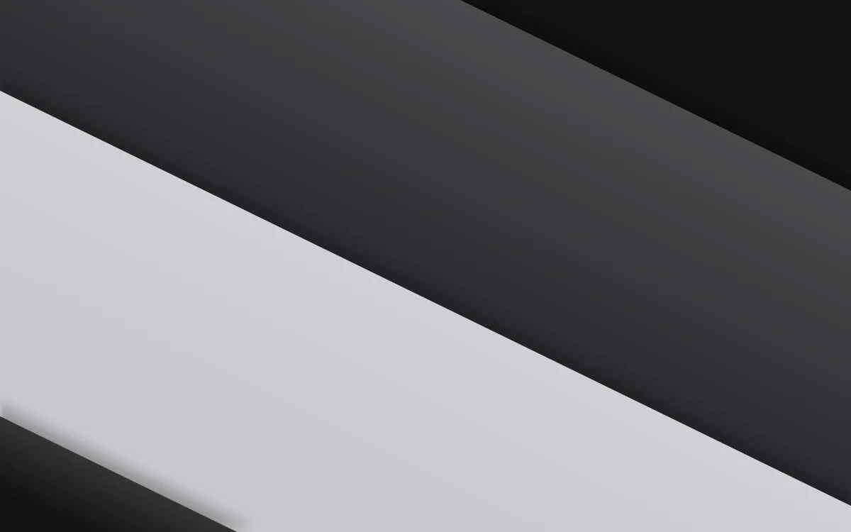 Noir & Blanc Color Block — dark grey and black slanted background