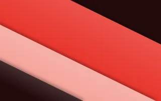 Signal Red Color Block III — dark red and black slanted background, variation III