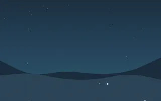 Aurora Snowfield — dark blue snow background