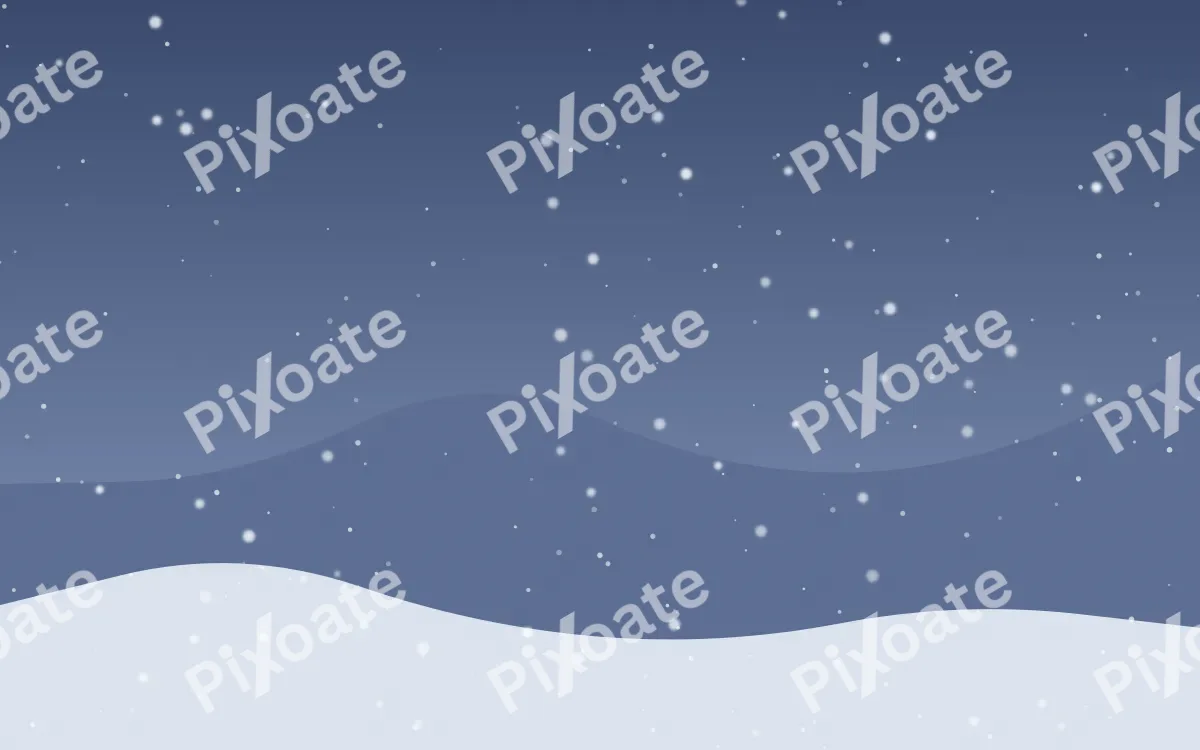 Blue Dusk — dark blue snow background