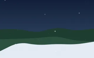 Christmas Eve — dark blue snow background