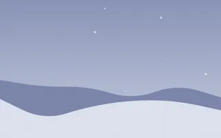 Dusk Flurry — light blue snow background