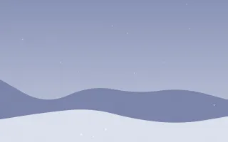Dusk Flurry III — light blue snow background, variation III