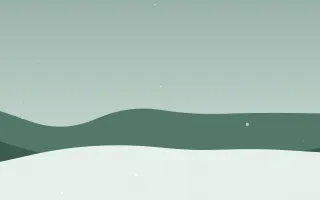 Fir Lane II — light green, grey and white snow background, variation II