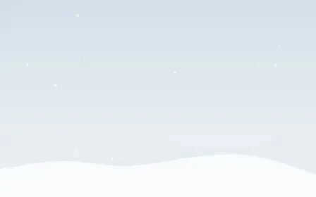First Snow — light blue and white snow background