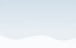 First Snow III — light blue and white snow background, variation III