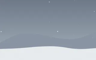 Grey Blizzard — light blue and white snow background