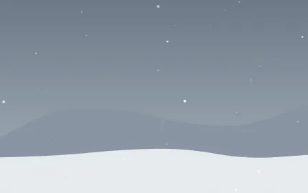 Grey Blizzard — light blue and white snow background