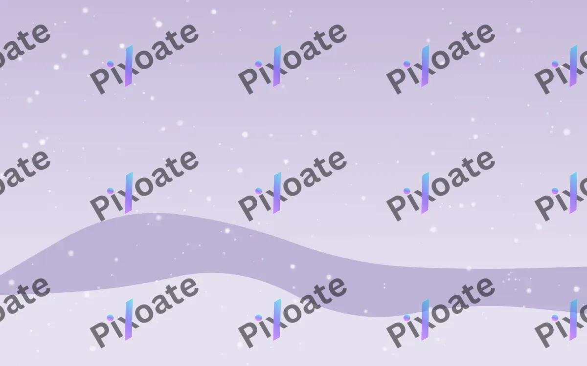 Lilac Flurries — light purple and white snow background