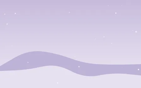 Lilac Flurries — light purple and white snow background