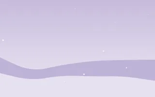 Lilac Flurries II — light purple and white snow background, variation II