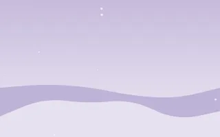 Lilac Flurries III — light purple and white snow background, variation III