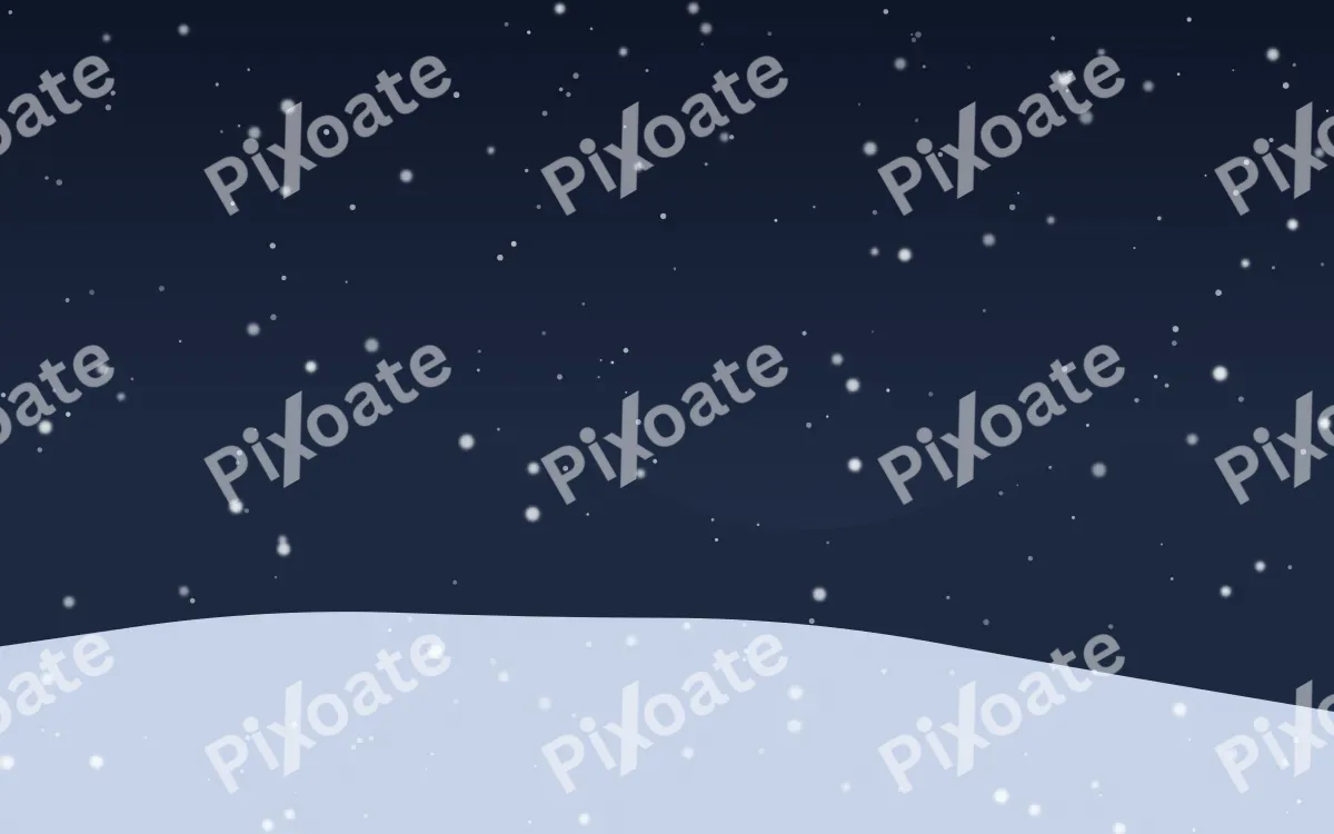 Midnight Snow — dark blue snow background
