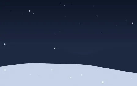 Midnight Snow — dark blue snow background