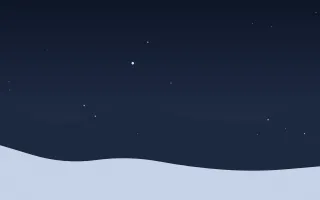 Midnight Snow II — dark blue snow background, variation II
