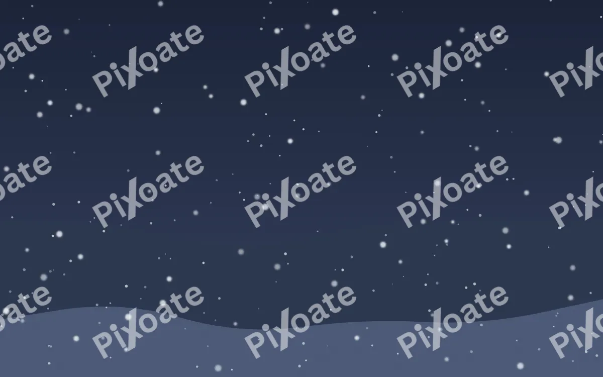 Midnight Snowfall — dark blue snow background