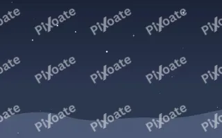 Midnight Snowfall — dark blue snow background