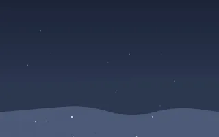 Midnight Snowfall III — dark blue snow background, variation III