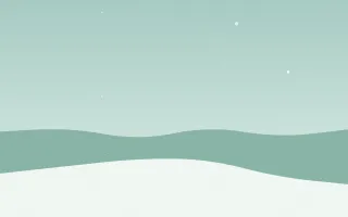 Mint Frost — light teal, green and white snow background